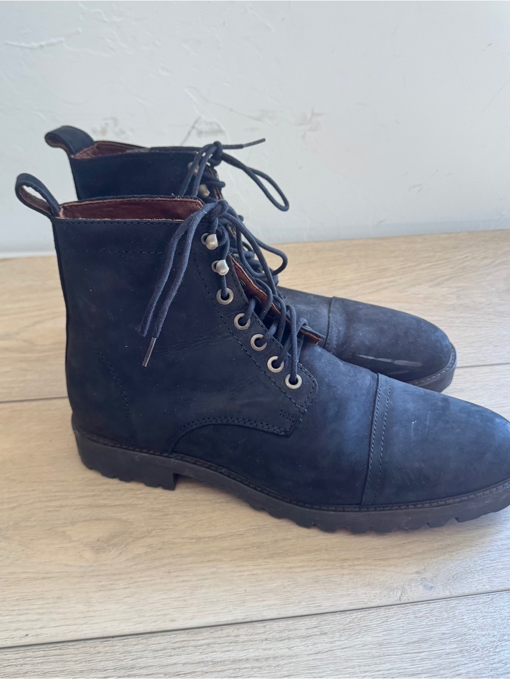 “The Breaker" Cap Toe Leather Boots from Patina by Portland Leather Goods